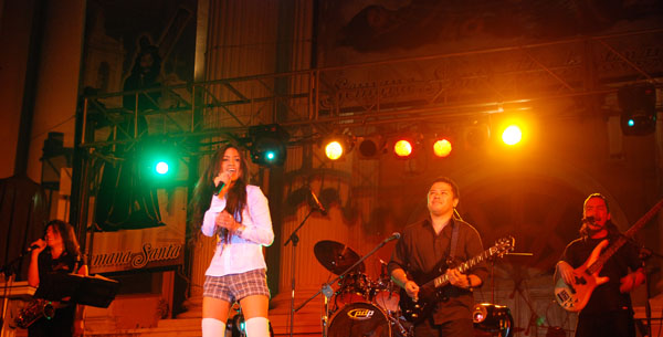 Shery en directo, concierto en Huehuetenango, Guatemala