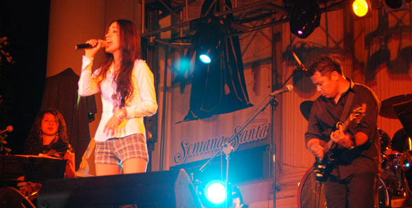Shery en directo, concierto en Huehuetenango, Guatemala