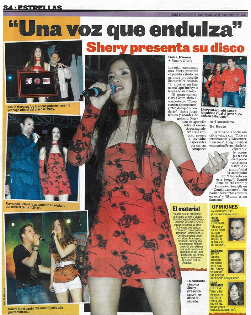 Nuestro Diario: Shery, una voz que endulza