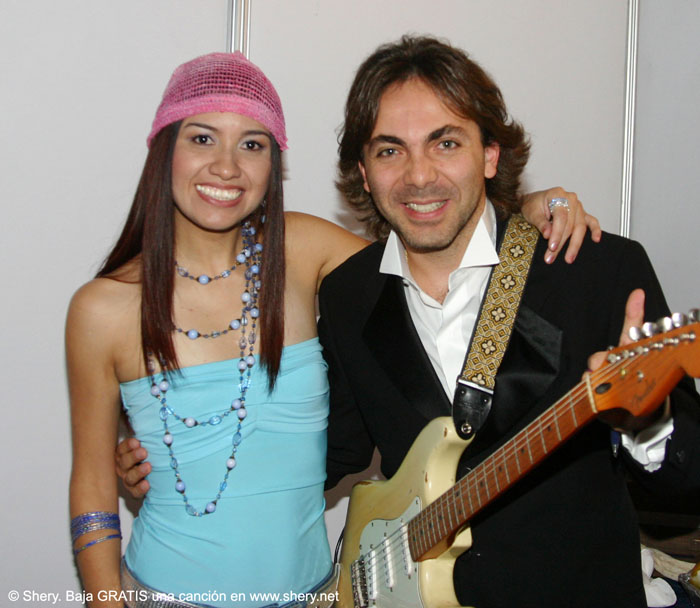 Shery con Christian Castro