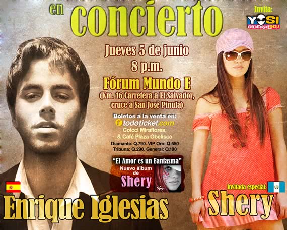 Shery: abriendo para Enrique Iglesias