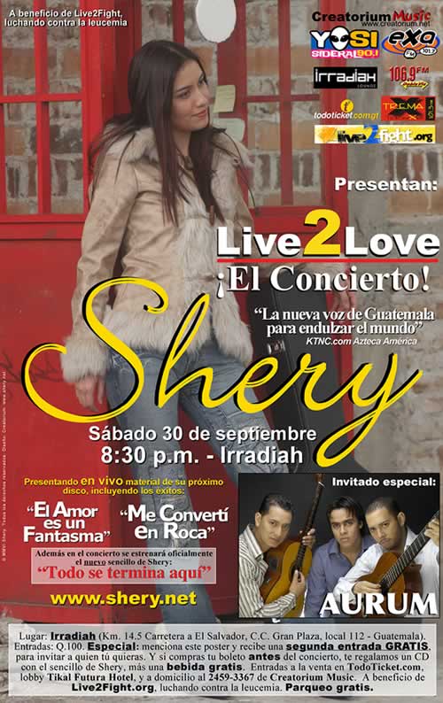 Shery en concierto!